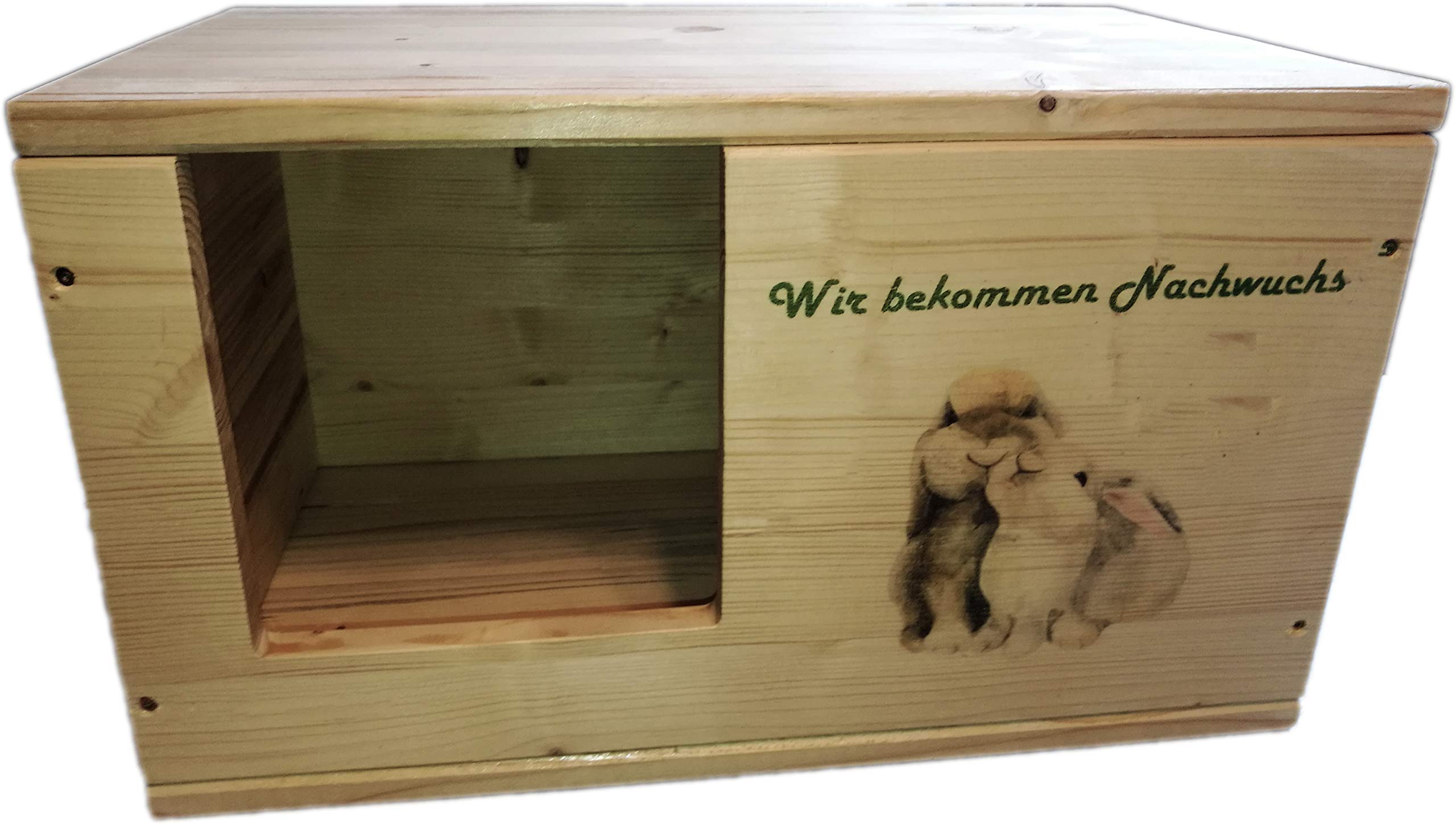 Kaninchen Wurfbox groß 50x30x30cm