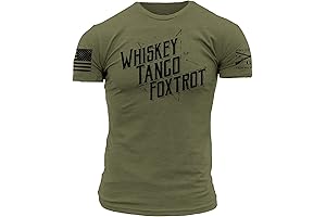 Grunt Style Whiskey Tango Foxtrot II T-Shirt for Men: Showcasing Patriotism with Style