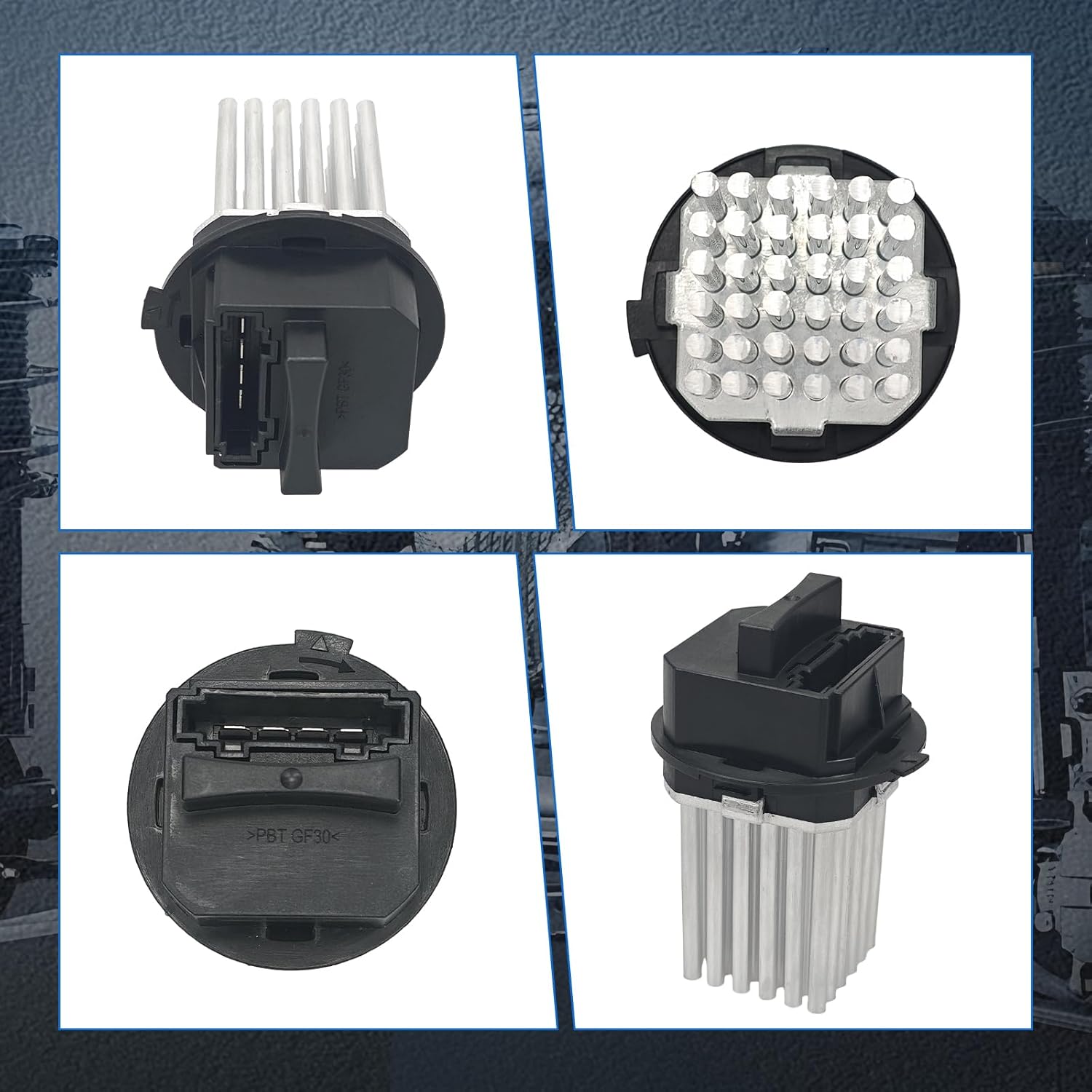 AITKEN A/C Blower Motor Resistor for Mercedes-Benz Sprinter 2500 3500 C300 C350 for Land Rover LR2 Range Rover Evoque for Volvo V60 S60 XC60 X70 XC70 S80 Replace #68012613AA,2048707710, LR002685