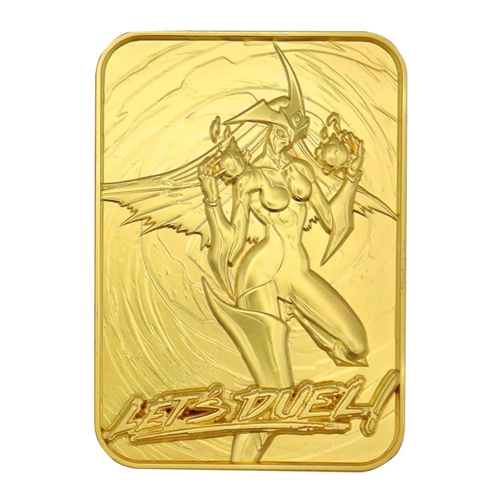 Yu-Gi-Oh! GX Elemental Hero Burstinatrix 24k Gold Plated Metal Collectible Card