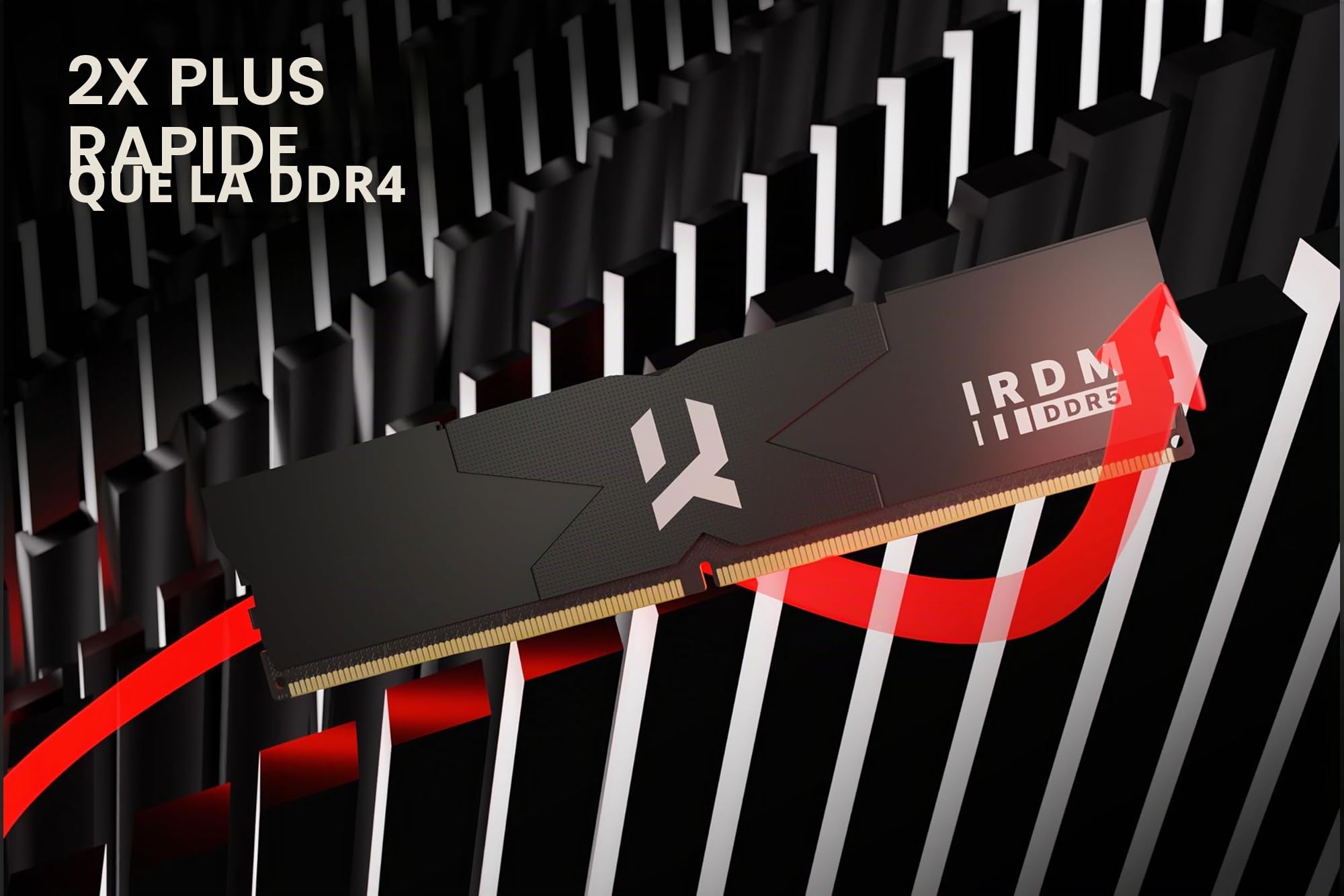 Goodram IRDM DDR5 2x16GB KIT 6000MHz CL30 SR DIMM Mémoire Interne Noire Argentée