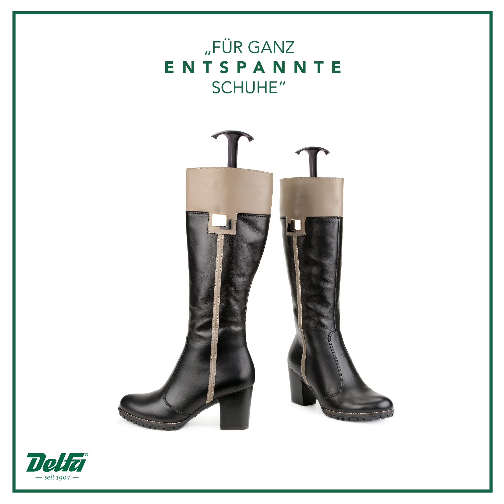 DELFA Set de 3 pares hormas de botas P35 di longitud 35 cm para botas largo