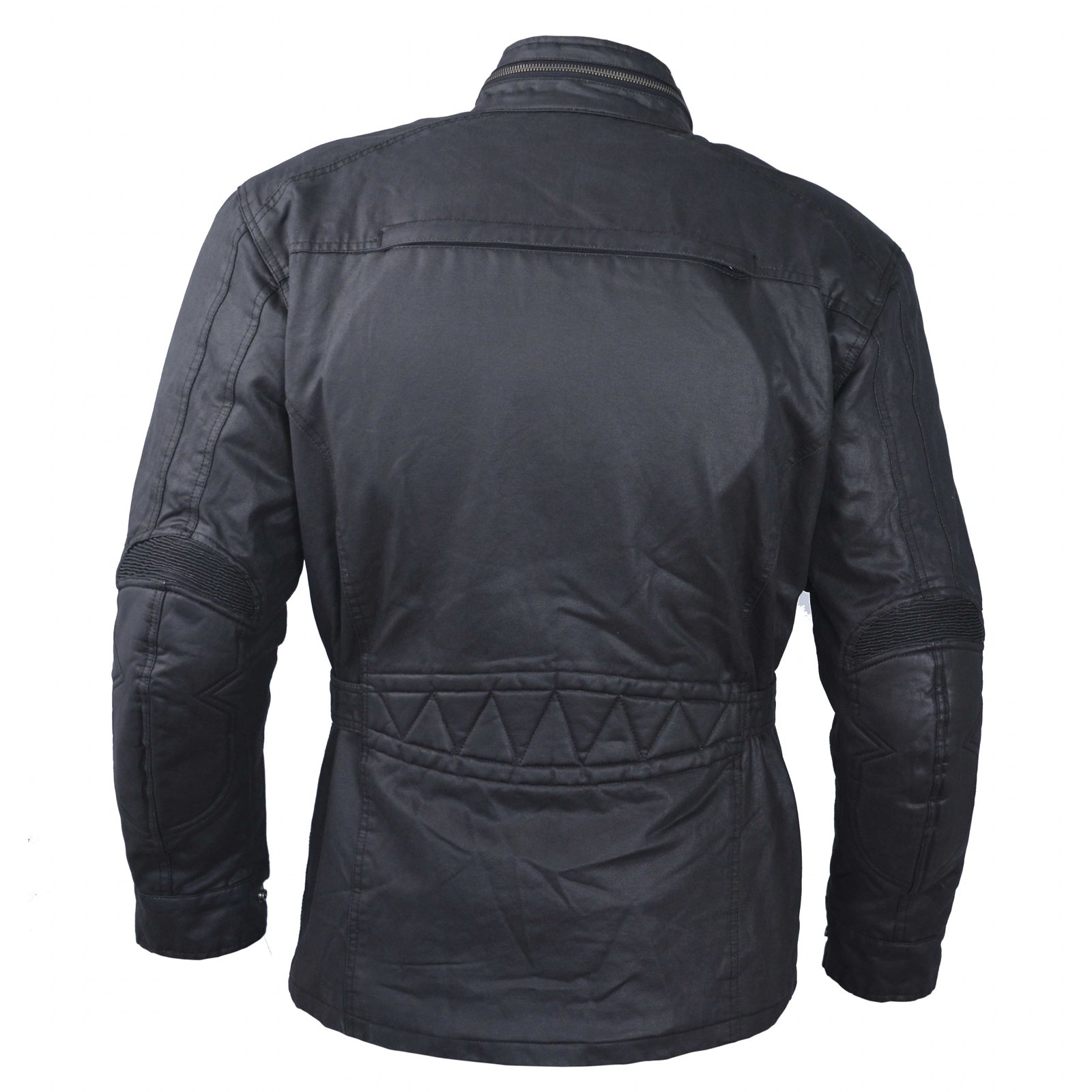 Giacca Moto Scooter Fodera Termica Removibile Tessuto Protezioni Nero M