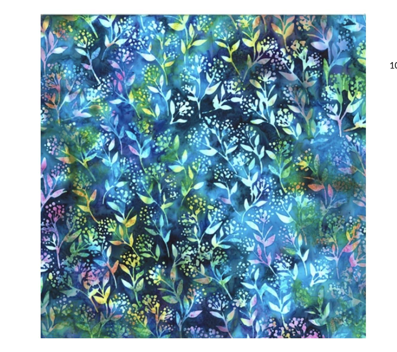 Hoffman Batik Aquarium Floral U2509-709 Batik Fabric by The Yard