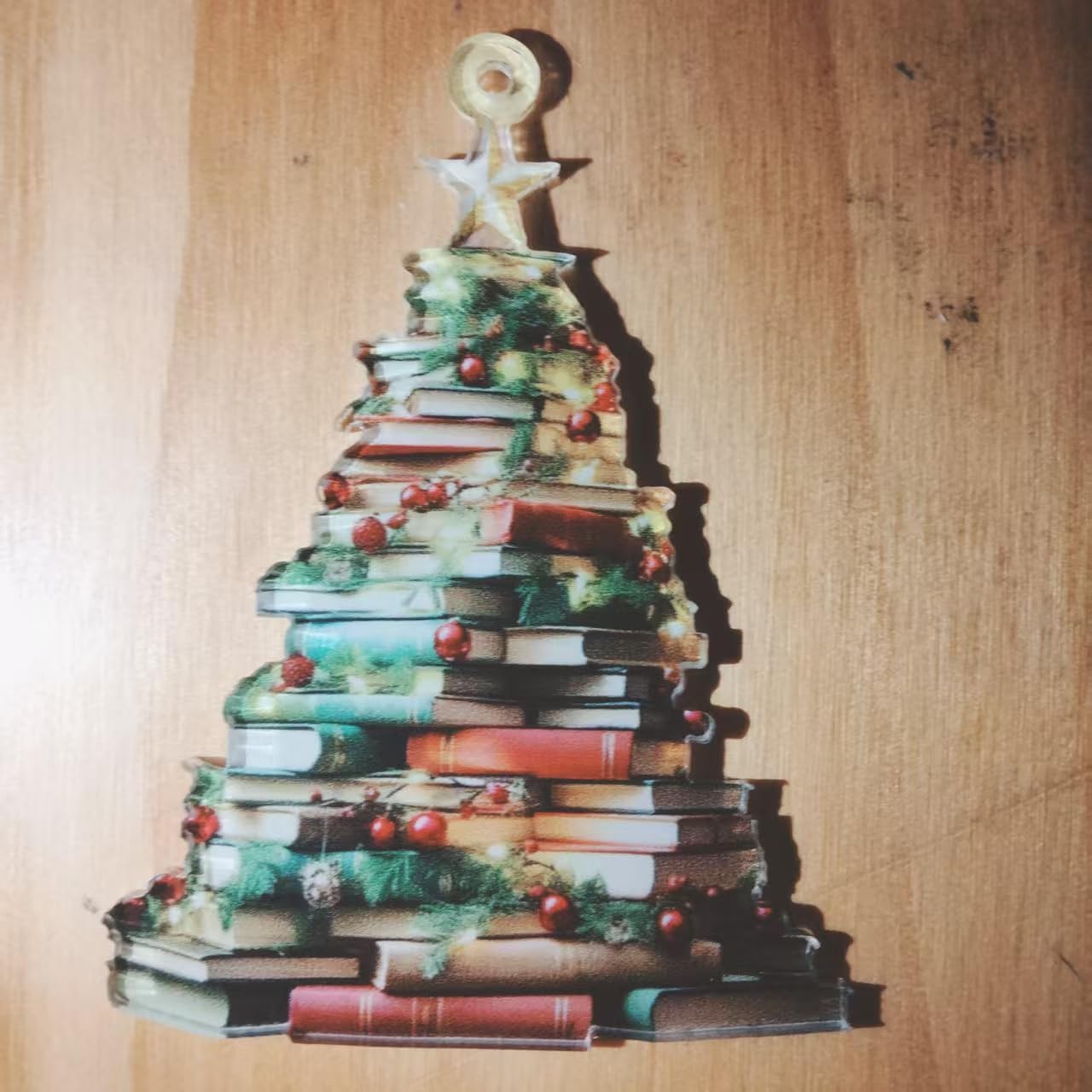 Book Ornaments for Christmas Tree,Gift for Book Lovers, Readers, Librarian, Friends/Bookish Club Gifts for Women, Xmas Tree Decor 2025