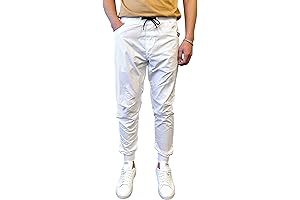 Men's White Track Pants: A Fusion of Comfort and Style