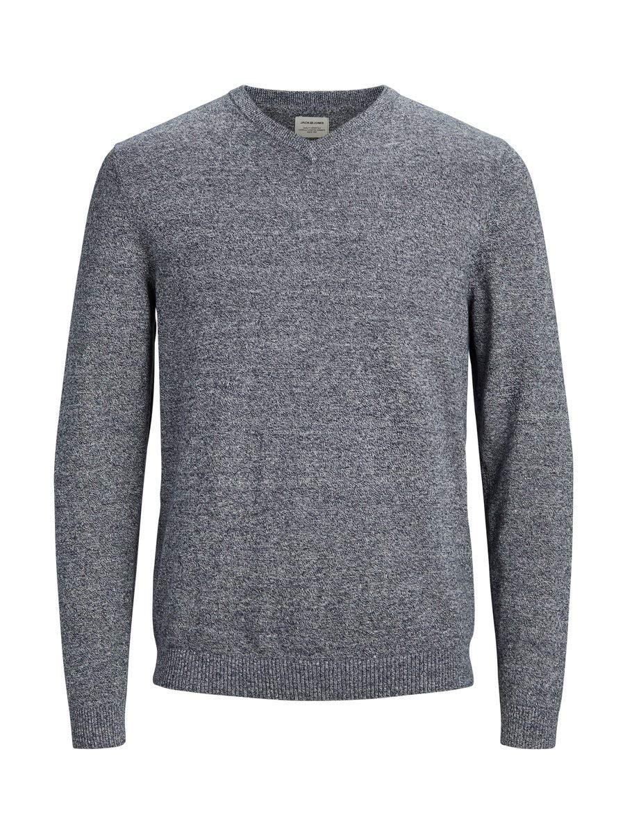 JACK & JONESMen's JJEBASIC KNIT V-NECK NOOS Pullover