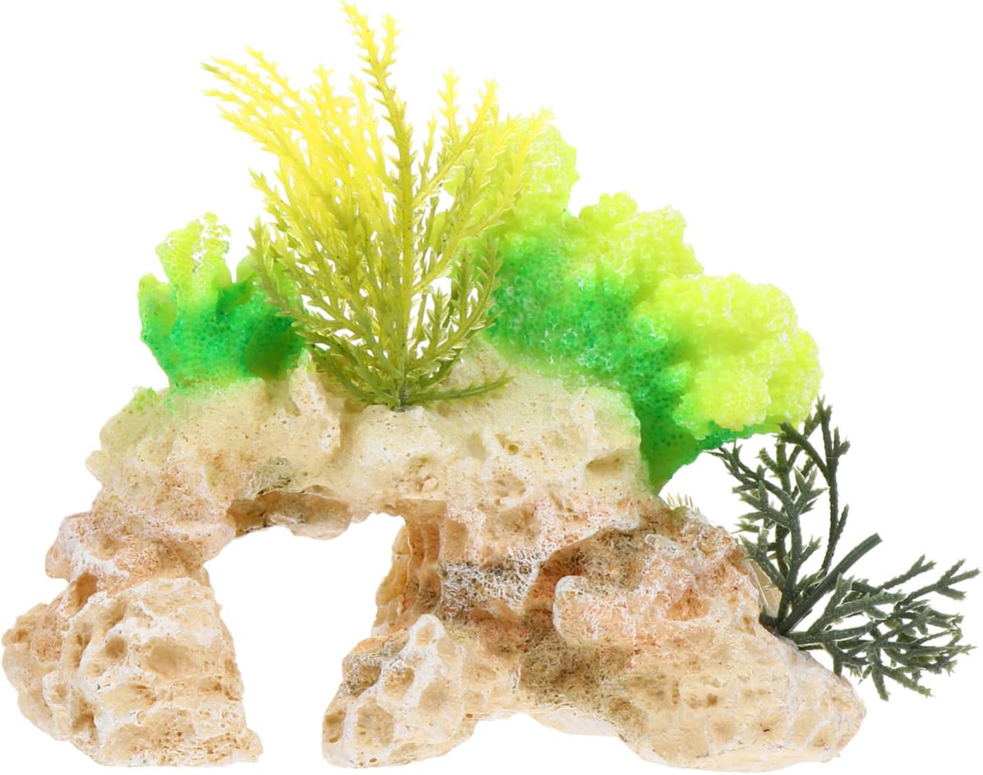 2pcs Artificial Coral Aquarium Decor Fish Tank Ornament Fish Tank Decoration Fish Bowl Fish Tank Stones Volcano Shape Fish Tank Kit Fish Tank Coral Statue Fish
