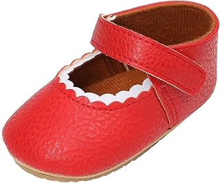 Sandálias infantis unissex para bebês pré-andador sandálias de princesa sandálias de verão crianças meninas sapatos de bebê de borracha sola de borracha para crianças (vermelho, 6 bebês)