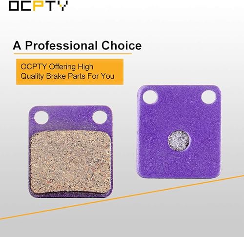 Miniatura 6 de OCPTY Pastillas de freno de fibra de carbono para Yamaha Grizzly 350 YFM350FGI 4x4 IRSYFM350G, 2007 08 2009 para Yamaha Big Bear 250 YFM250B