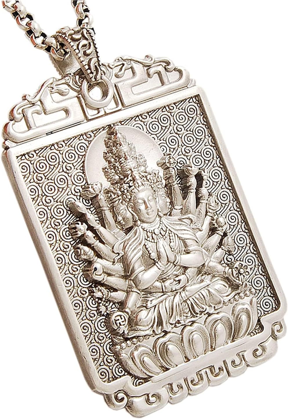 YZBQEJ] 【千手観音菩薩 】ペンダント ネックレス お守り御本尊 S990