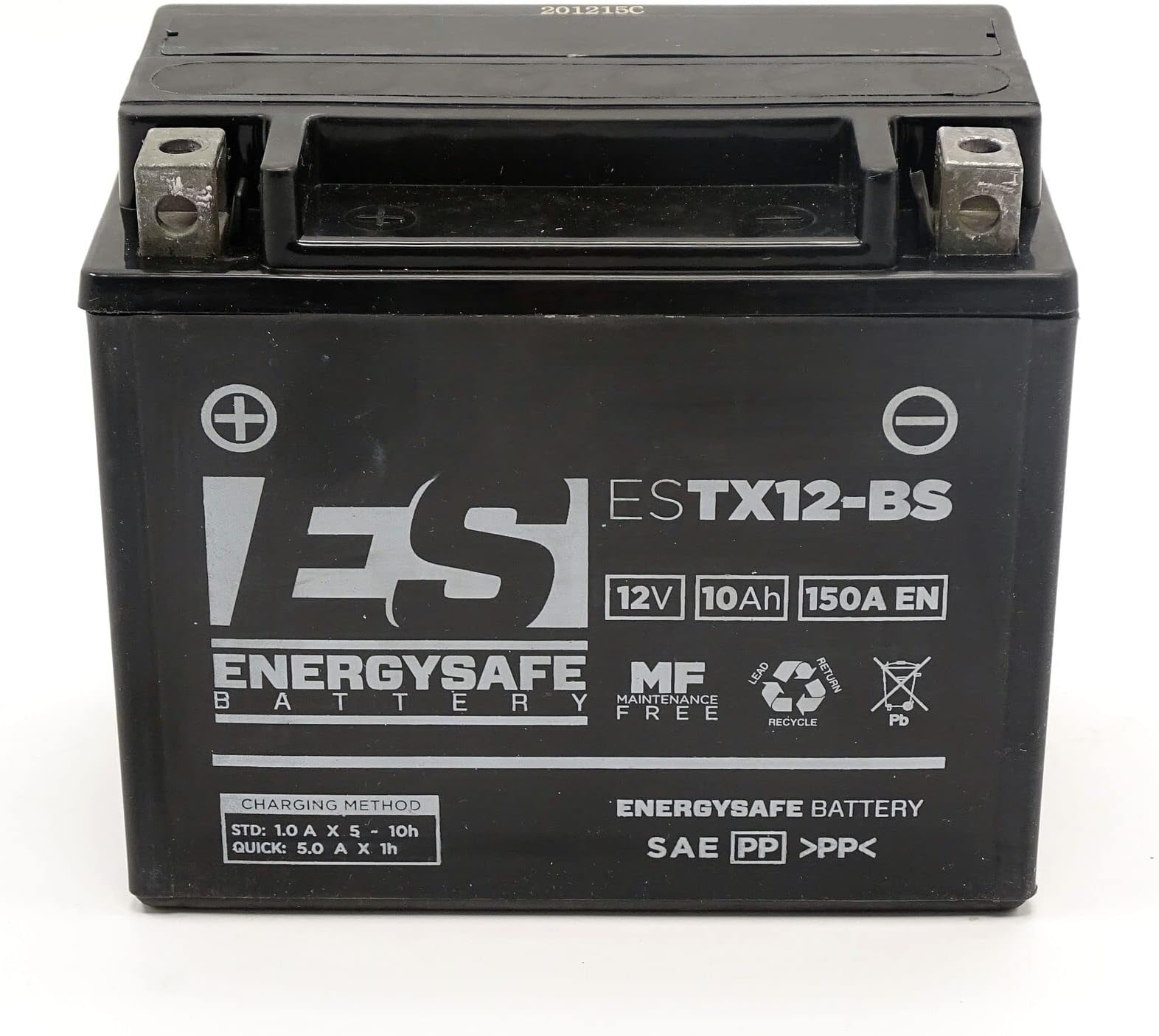 Batteria Moto Energysafe EST12A-BS 12V/10Ah - Compatibile Suzuki Burgman, Honda, Aprilia, Kymco - Foto 12
