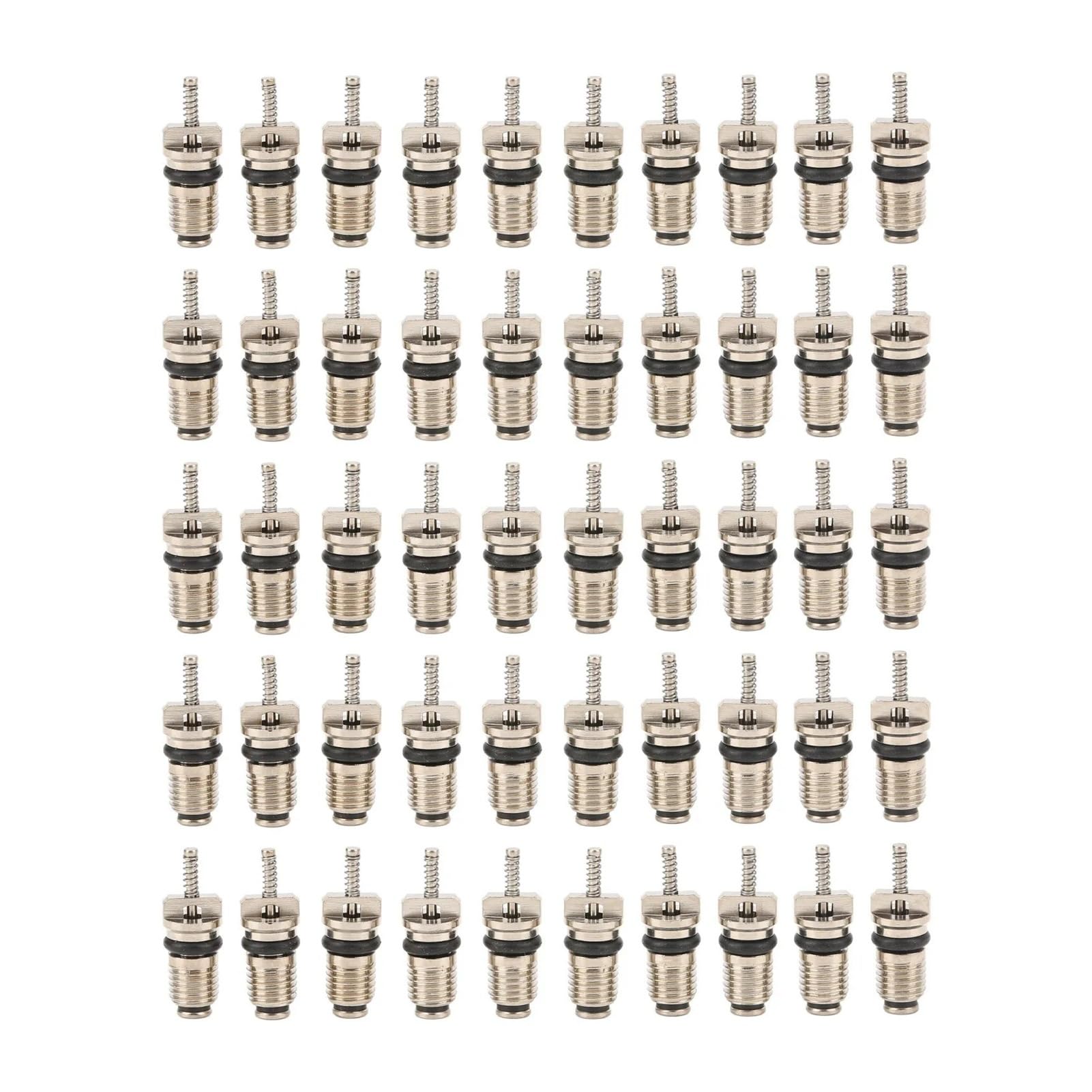 50Pcs Universal Car Air Conditioning R134 Valve Core Auto AC System High Pressure Valve Stem Core Automobile Accessories Kits