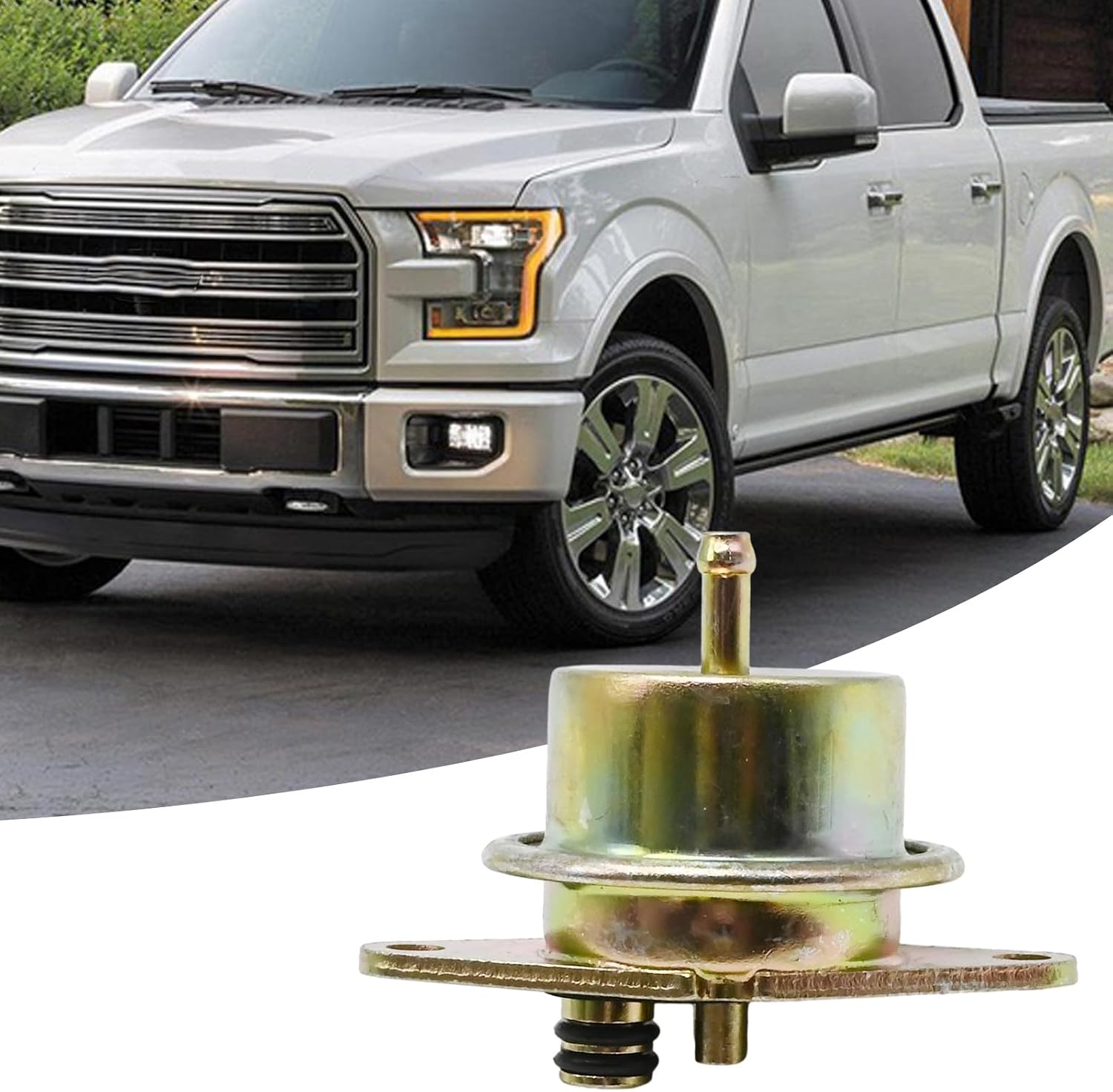 Saihisday F4SZ9C968A F4TZ9C968B Fuel Injection Pressure Regulator Replacement for Ford F-150 1994-1999 for Ford F-250 F-350 F-450 F-550 Super Duty 1999-2001