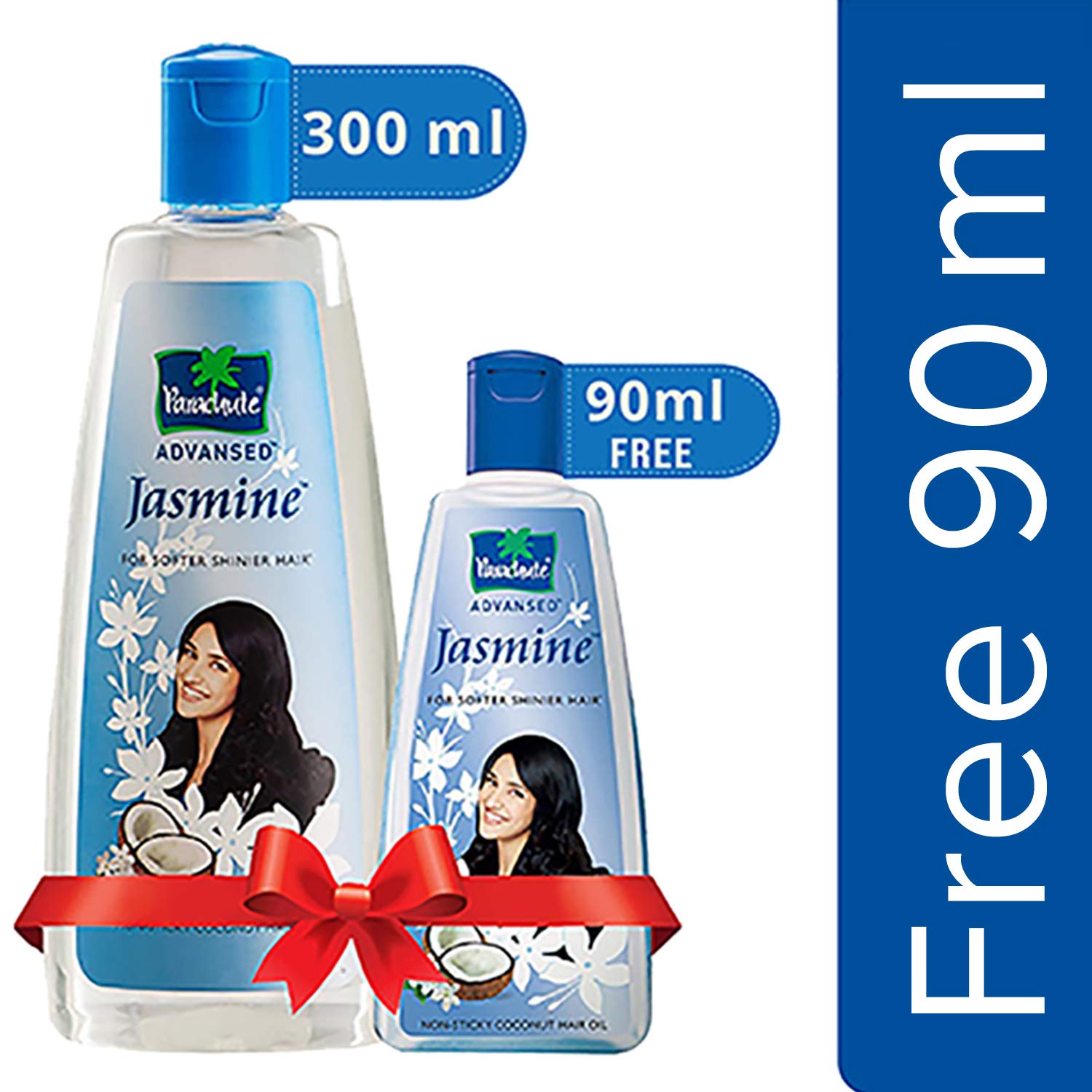 Parachute Advansed Jasmine Coconut Hair Oil, 300ml (Free 90ml) Amazon.in Beauty