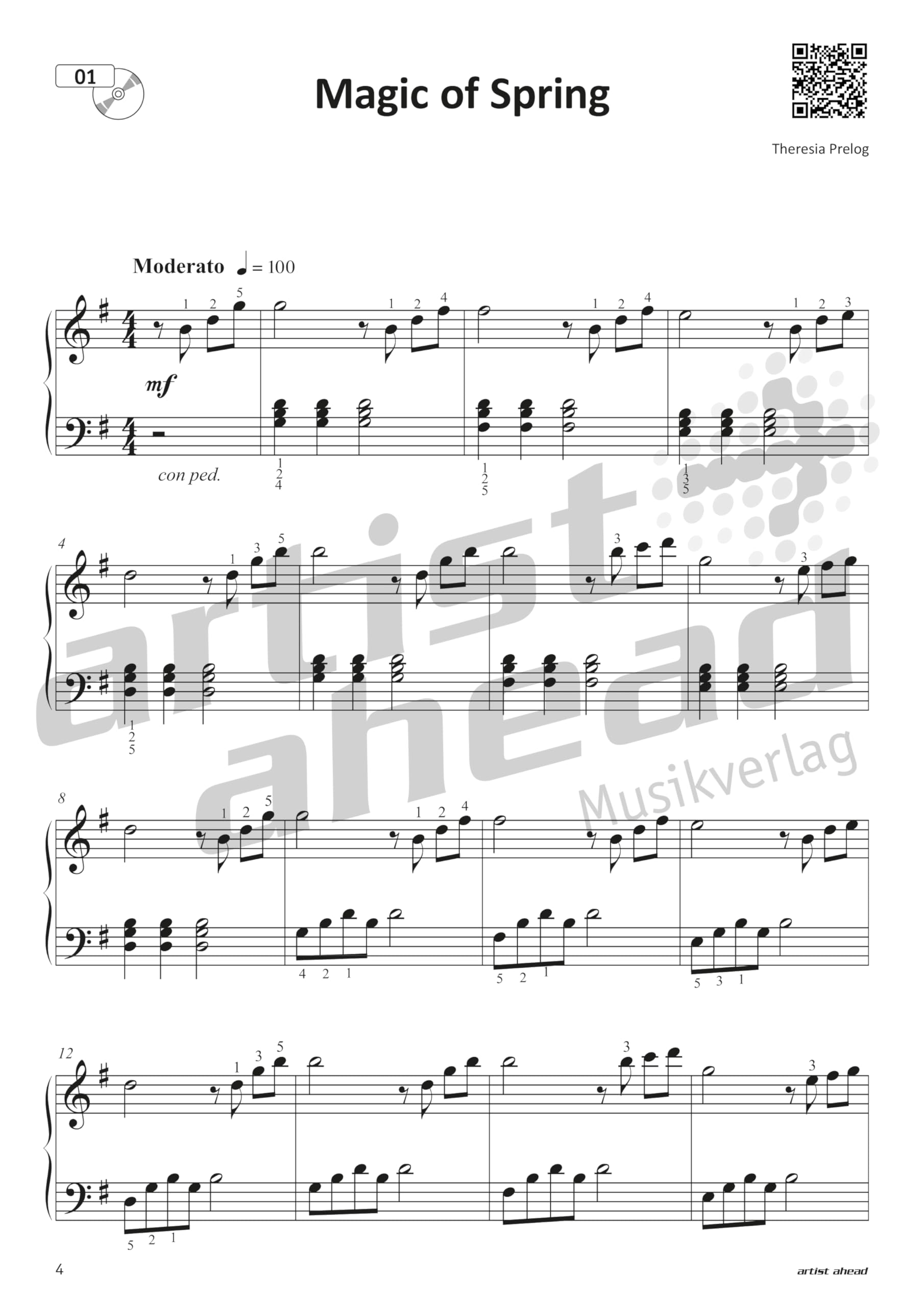 Easy Piano Dreams: 15 romantische, leicht spielbare Klavierstücke zum Träumen - für Kinder, Jugendliche & Erwachsene (inkl. QR-Codes + Audio-Download). Spielstücke. Klaviernoten