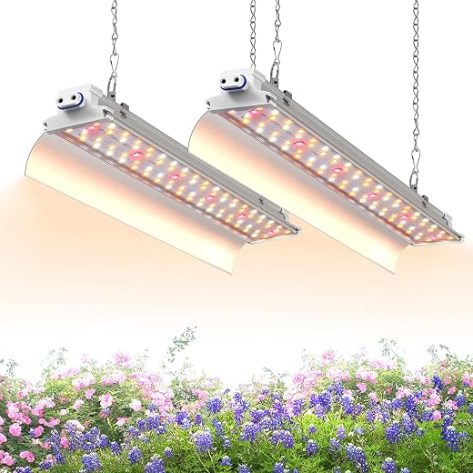 SpeePlant LED Grow Lights 1.4 ft for Indoor Plants Full Spectrum, 660nm Hanging Grow Light 3600K, LED Plant Grow Lights fo