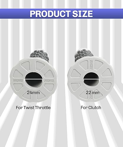 Miniatura 2 de Empuñaduras de motocicleta, empuñaduras para manillar de motocicleta, agarres de moto de cross de 78 pulgadas, accesorios de automóvil, agarre