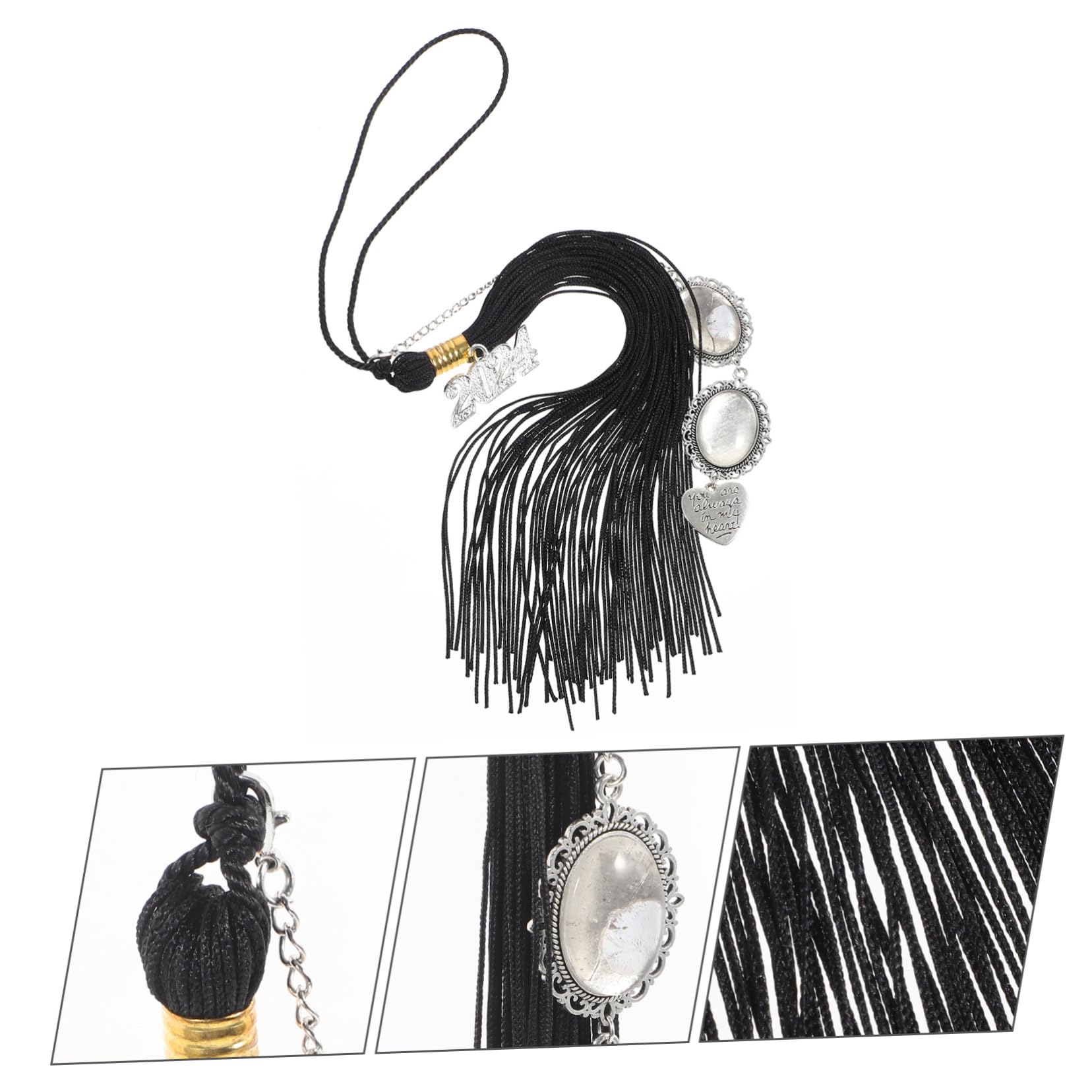 PACKOVE 4pezzi Ciondolo Per Foto Di Laurea Con Nappa Decorazione Elegante Per Cerimonie Di Laurea Portafoto Multifunzionale Accessorio Unico Per Festeggiamenti e Ricordi Speciali Facile Da