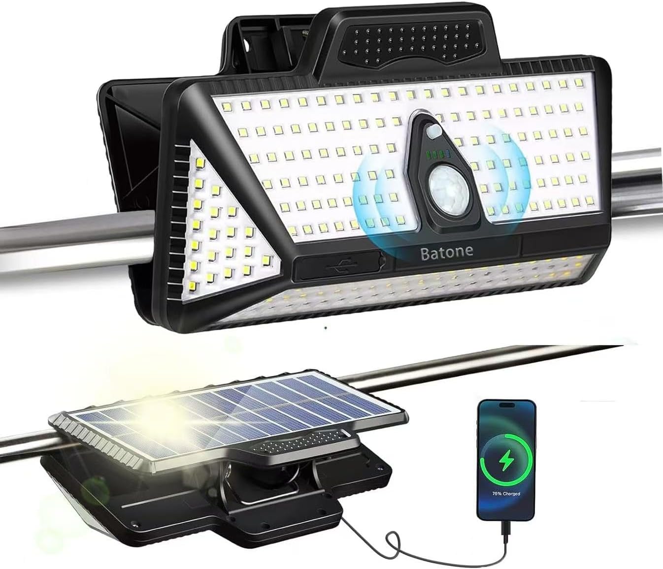 ミナト 2灯式 18V充電式 COB LEDワーキングライト WLE-1810＋4.0Ah