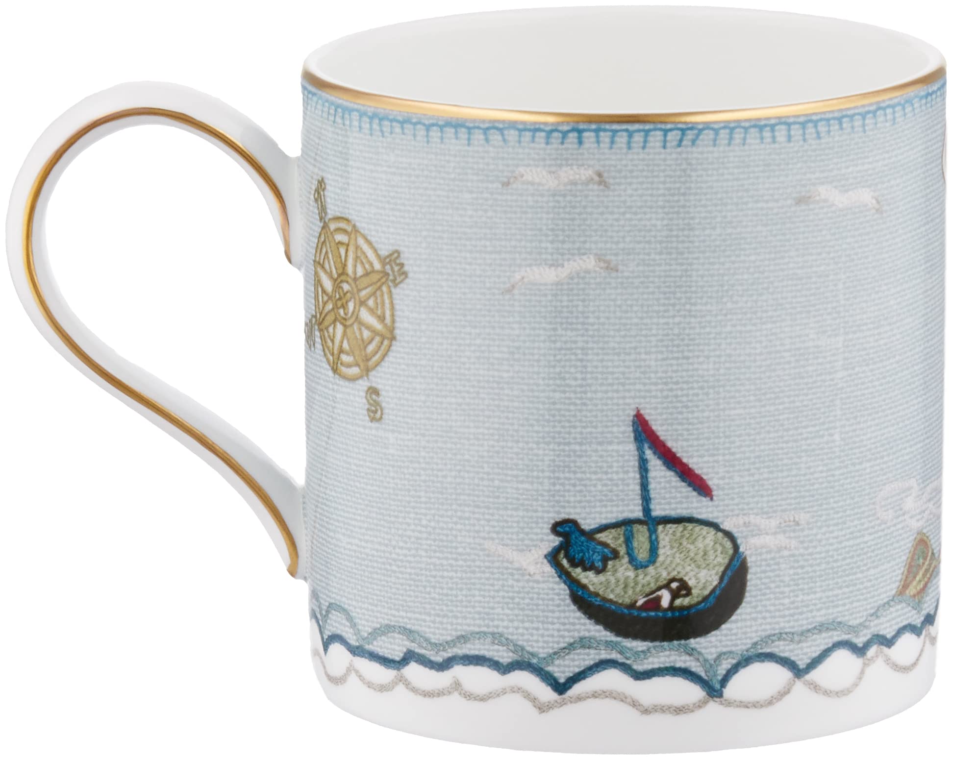 Kemp 1050210 Wedgwood Mug, 12.2 fl oz (360 ml), Sailors Fairwell