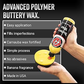Adam's Polishes Buttery Car Wax 16oz - Easy On, Easy Off, Even in Dire