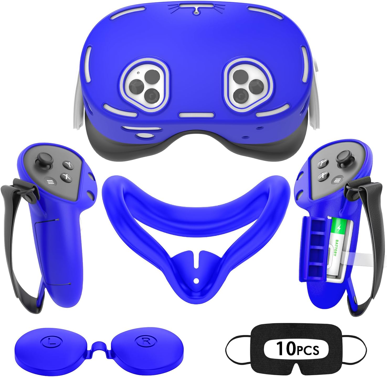 Silicone Protective Cover For Meta Quest 3 Replacement Anti-Leakage Nose Pad Mask Case VR Shell Cover Vr Accessories I.280924850