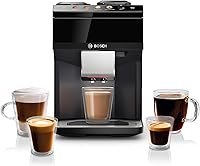 Vista 1 de Bosch 500 Series Máquina espresso y de café completamente automática – Panel de control táctil, manguera de leche, molinillo de cerámica, utiliza