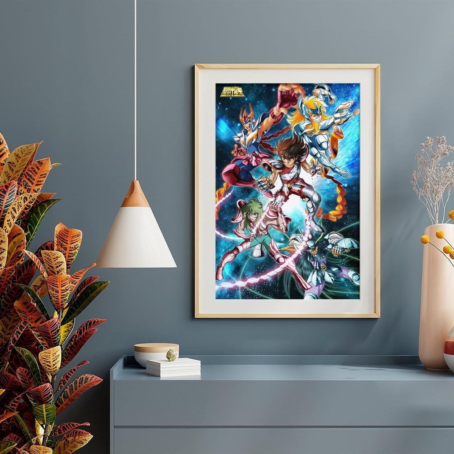 Amazon.co.jp: 聖闘士星矢 ポスターアートパネル 壁の絵 壁掛け