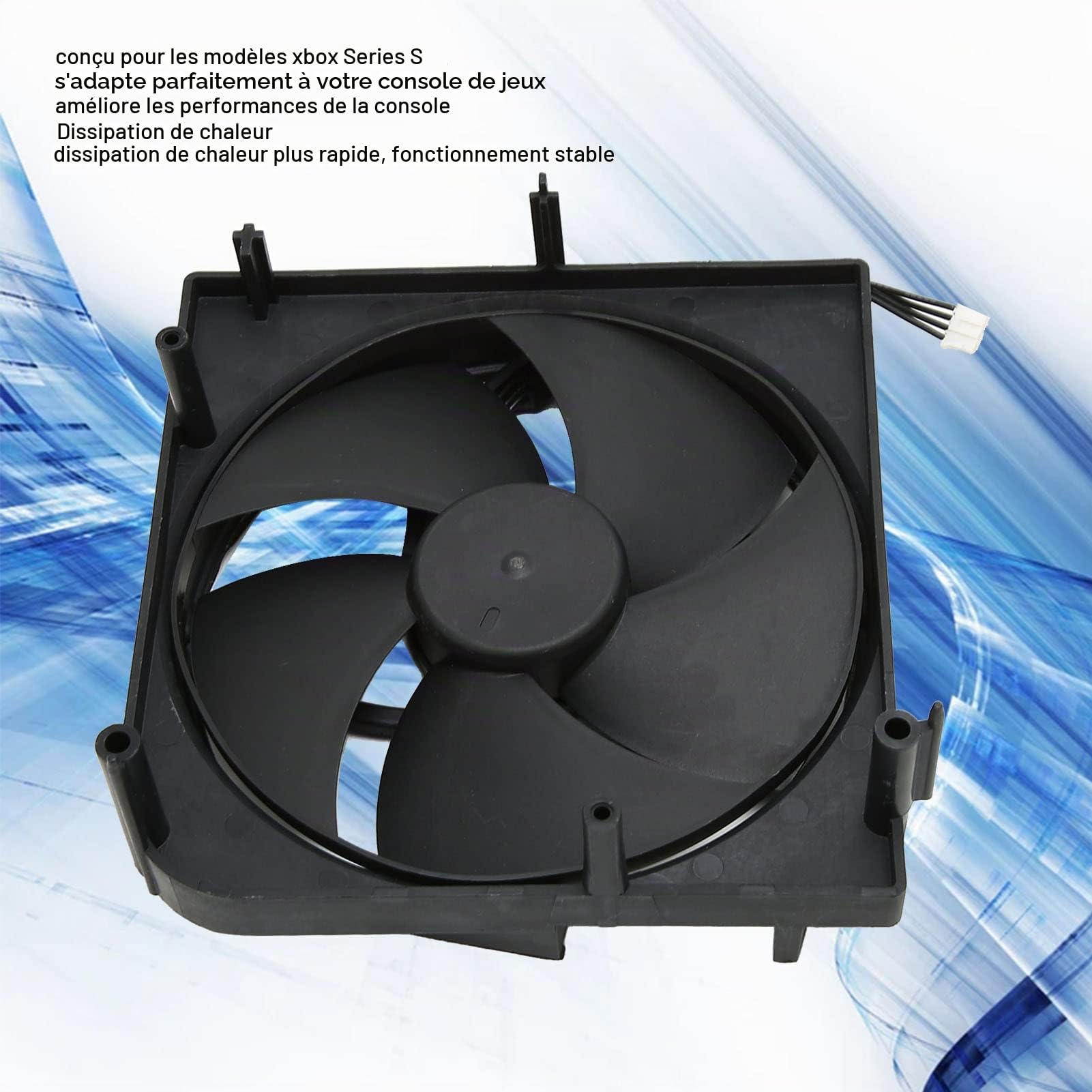 Ventilateur de Refroidissement Interne pour Series S, Ventilateur de Refroidissement de Remplacement pour Consoles de Jeux Series S, Dissipation Rapide de la Chaleur