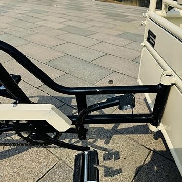 Side Unloading Pedal Cargo Tricycle with Flip Side Panels, Three Wheel Hauling Bicycle, Large Capacity Bed for Construction Debris, Garden Mulch & Bulk Goods Transport,D