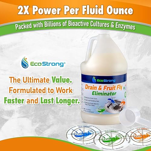 Miniatura 7 de Tratamiento de drenaje de moscas de frutas  Eliminador de moscas de drenaje  Totalmente natural, elimina mosquitos, moscas de alcantarillado y más -