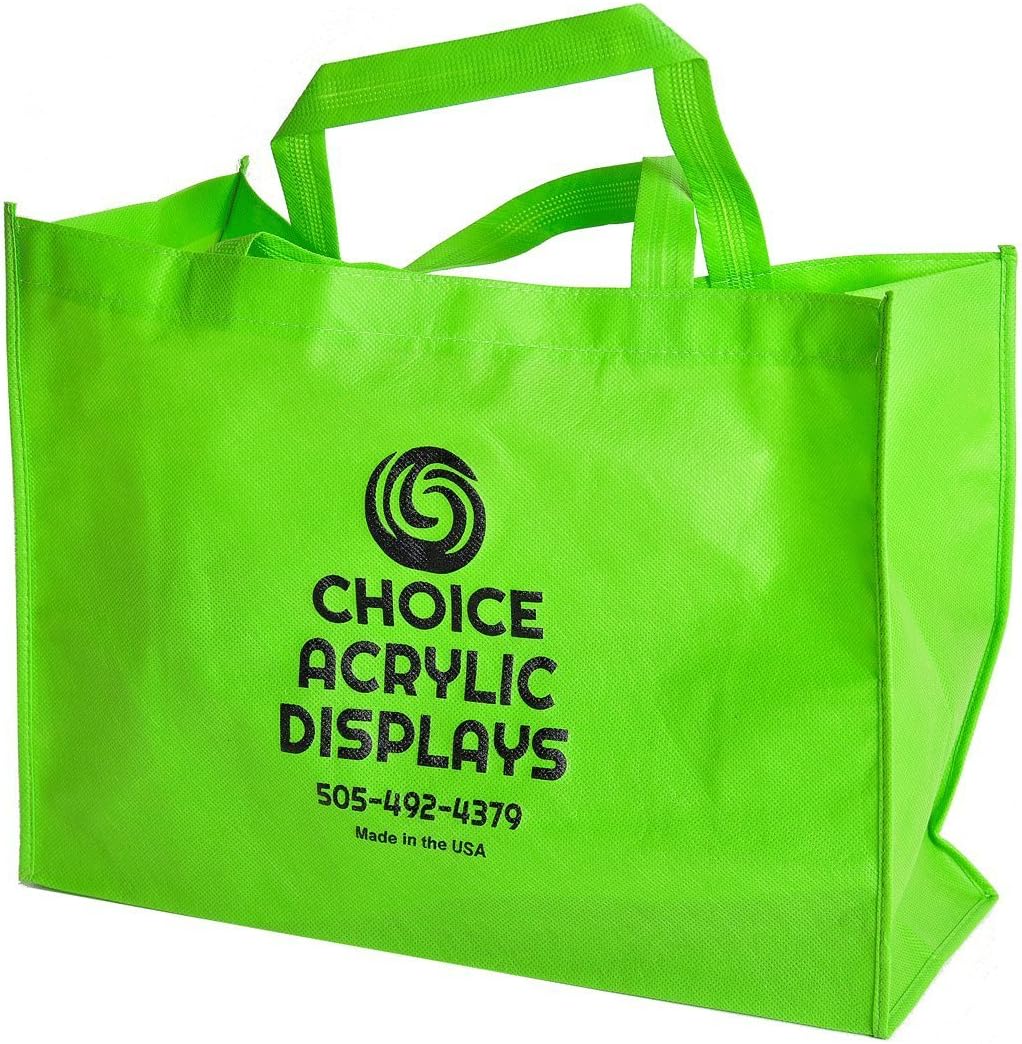 Cone Cabinet for Sugar or Waffle Cones | Choice Acrylic Display Brand | Includes Free Grocery Tote