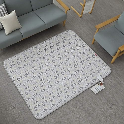 Miniatura 2 de Alfombrilla térmica eléctrica lavable grande para dolor de espalda, alivio de calambres, colchón. Apagado automático de 15 horas, radiación