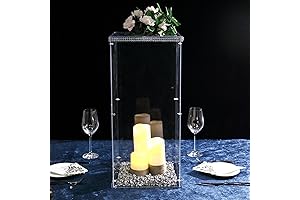 Exquisite Acrylic Showcase for Precious Dolls: Efavormart's 24" Clarity