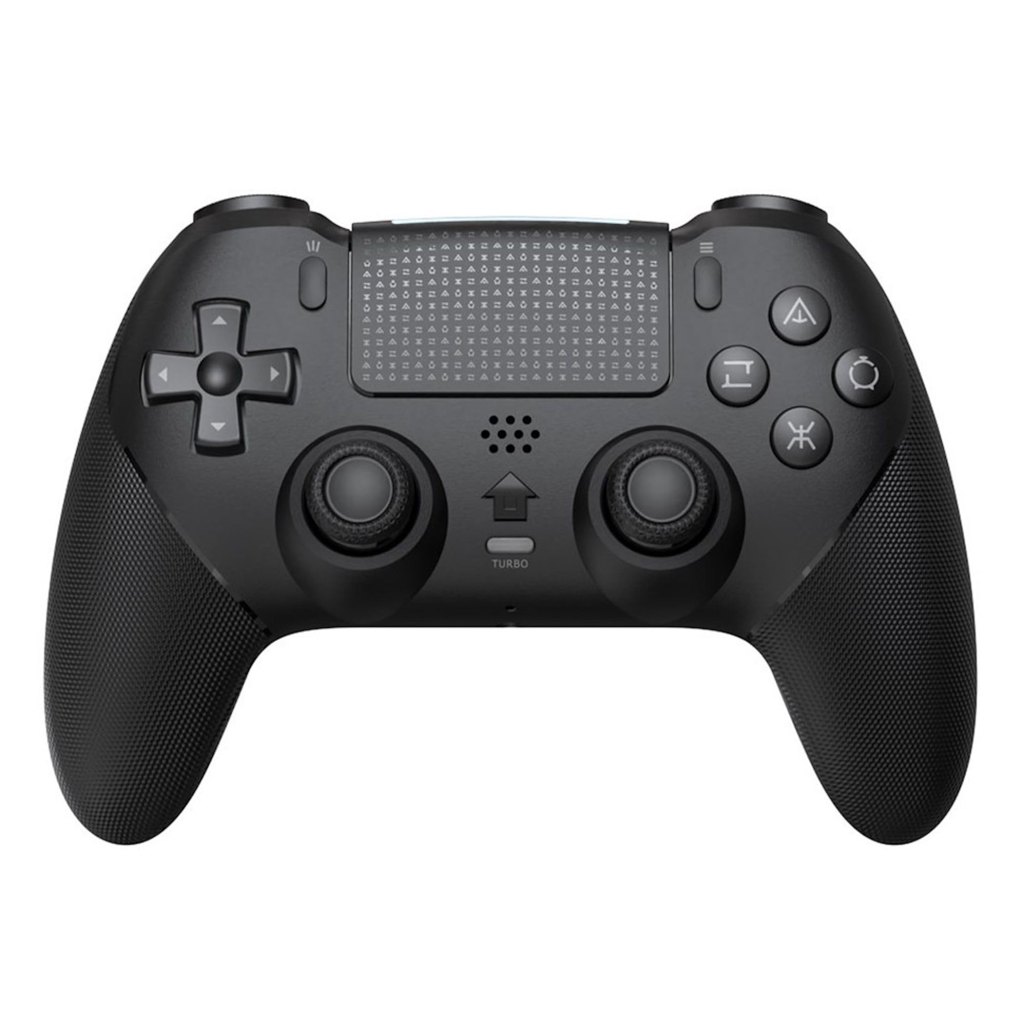 Wigento Manette gaming sans fil pour PlayStation 5, PS5 Pro et PS5 Slim avec écran OLED, macro et turbo, noir