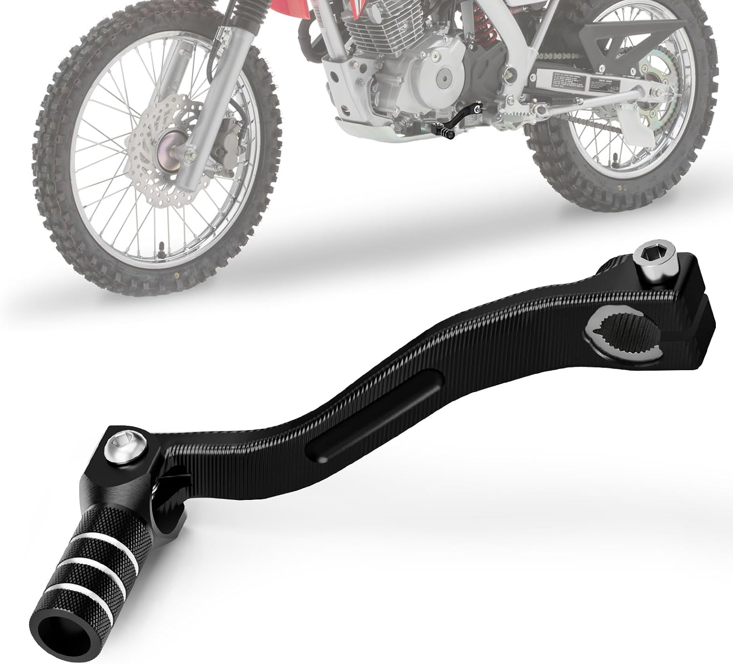 Dirt Bike Gear Shifter Shift Lever Folding Tip CNC for CRF125F CRF125FB Big Wheel CRF 125F 2014-2025 Red