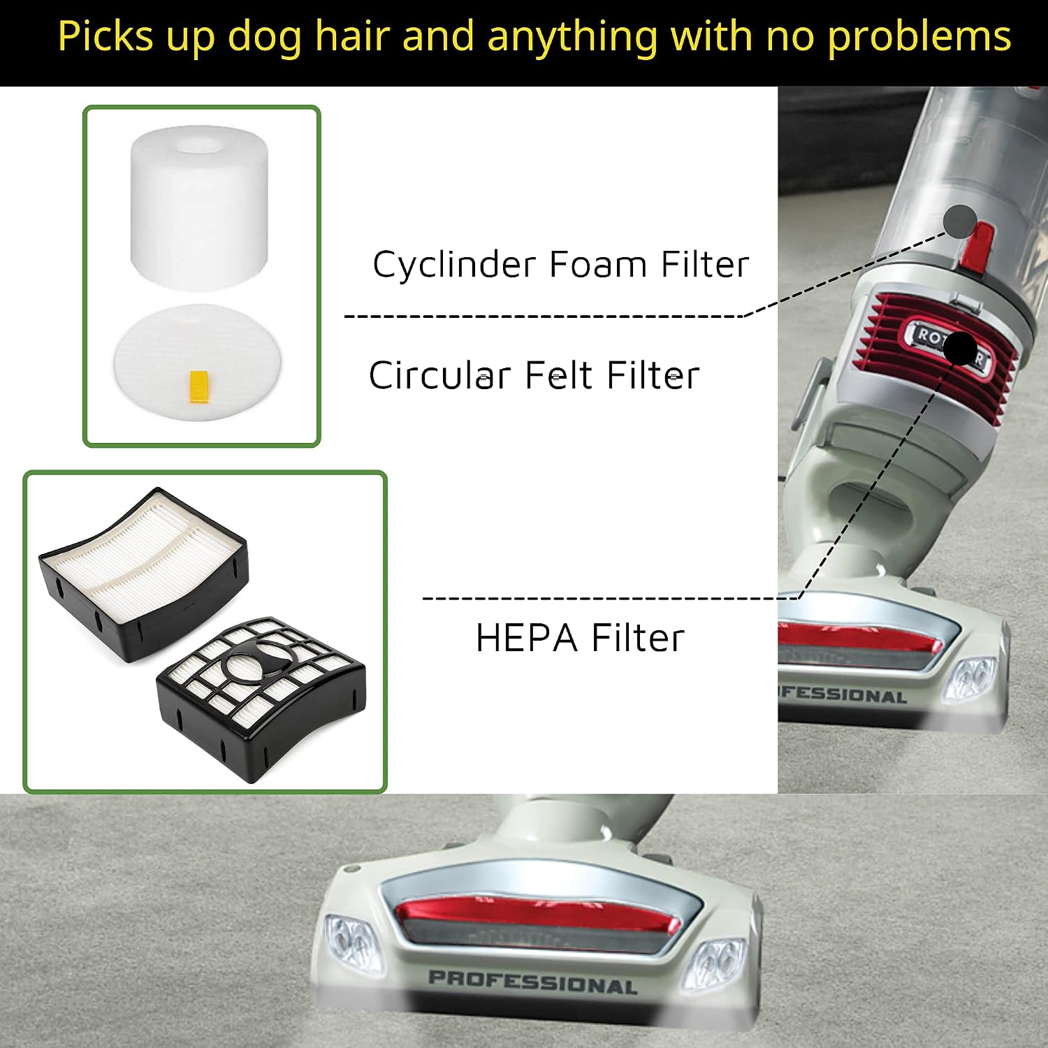 HEPA \u0026 Foam Filters For Shark Rotator 