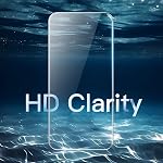 JETech Protecteur d'écran pour iPhone 15 Plus 6.7-Inch, Film en verre trempé avec outil d'installation facile, Cher cas, HD Dégagez. 3-Pack
