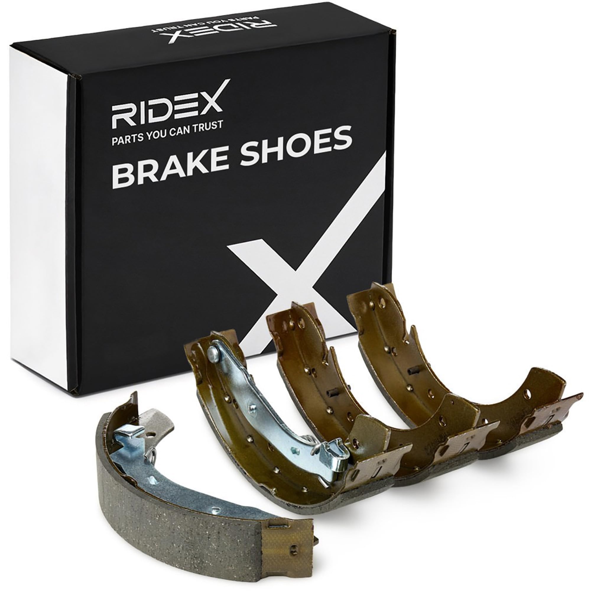 RIDEX 70B0008 Jeu de mâchoires de frein Arrière avec levier Compatible avec CITROËN Berlingo/Berlingo First I MF, GJK, GFK