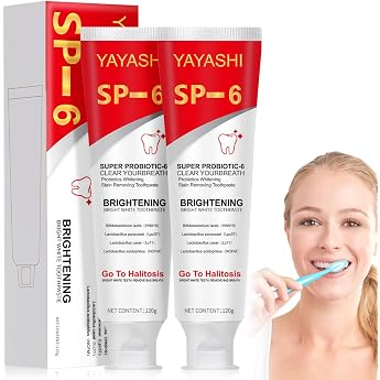 Pack of 2 Sp-6 Toothpaste Sp-6 Probiotic Toothpaste Whitening Toothpaste