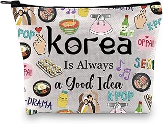 South Korea Travel Vacation Trip Souvenir Gift Korea Bachelorette Trip Gift South Korea Travel Accessory Bag for Korea Girls (Good Idea Korea)
