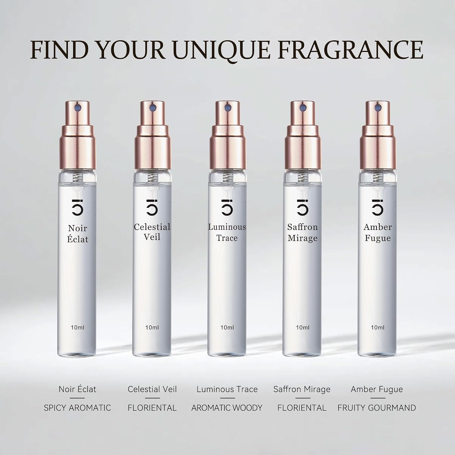 Perfume For Women Set,10pc Long Lasting Eau de Perfume For Women Set,with Floral, Fruity & Woody Floral Notes. Suitable for All Occasions, Ideal Gift for Women(10 x 10mL)