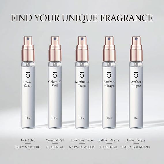 Perfume For Women Set,10pc Long Lasting Eau de Perfume For Women Set,with Floral, Fruity & Woody Floral Notes. Suitable for All Occasions, Ideal Gift for Women(10 x 10mL)