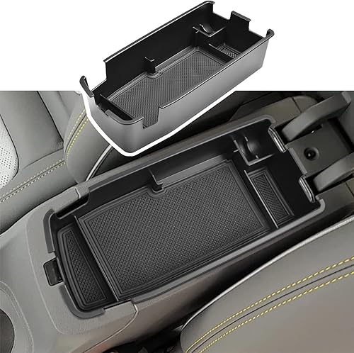 EDBETOS Bandeja organizadora de consola central compatible con Chevy Bolt EUV Bolt EV Accesorios 2022-2023 Interior Secundario Reposabrazos