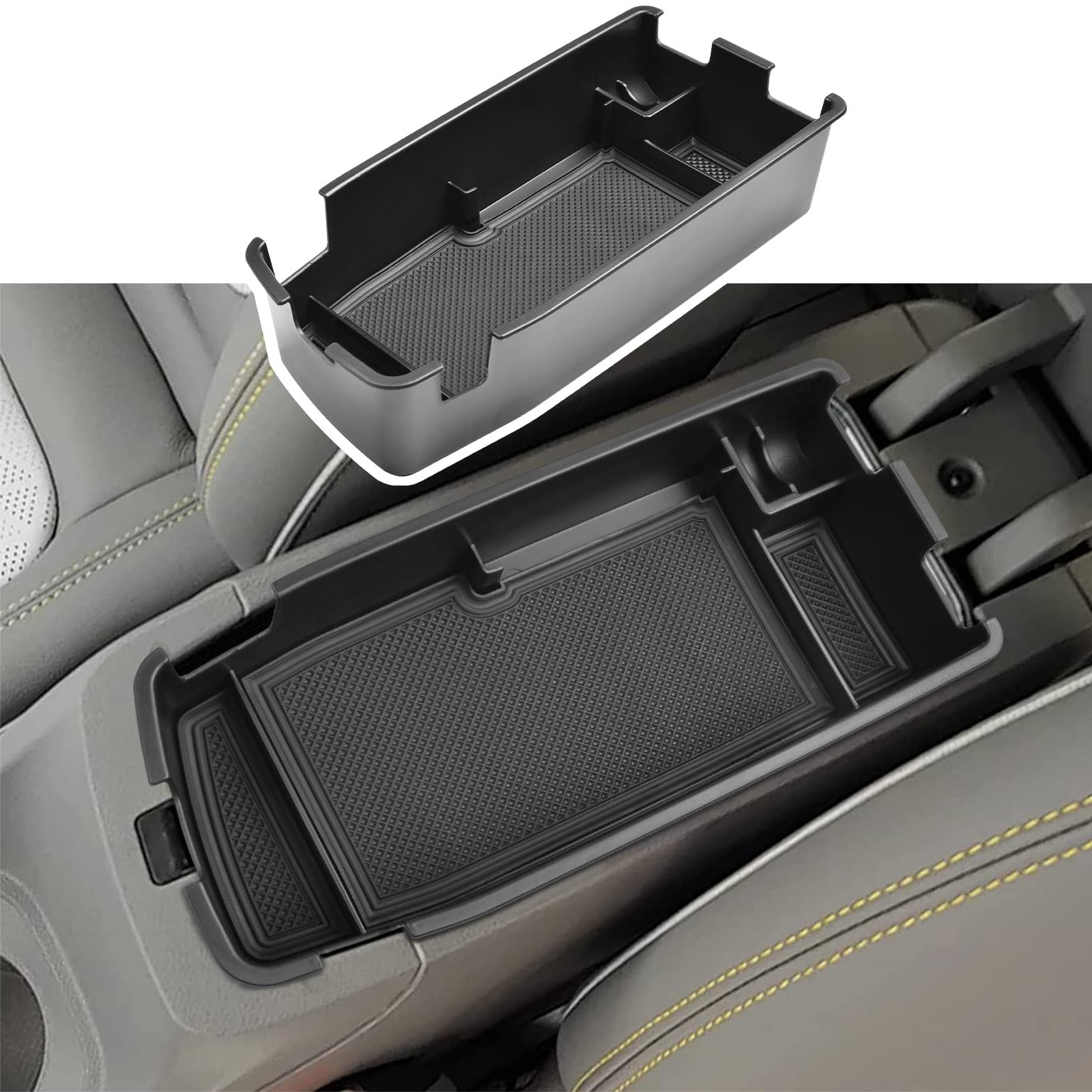 Accoudoir secondaire en ABS pour Chevy Bolt EUV finition noire haut de gamme