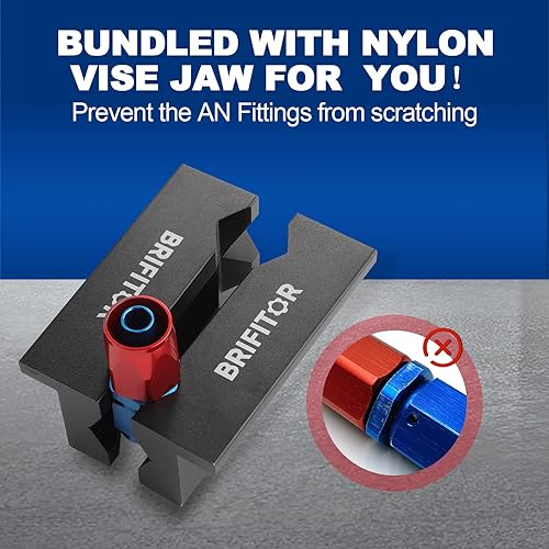 Miniatura 4 de Almohadillas de tornillo de banco de aluminio de 4 pulgadas y mordazas suaves de tornillo de banco para tornillo de banco, cubiertas de tornillo de