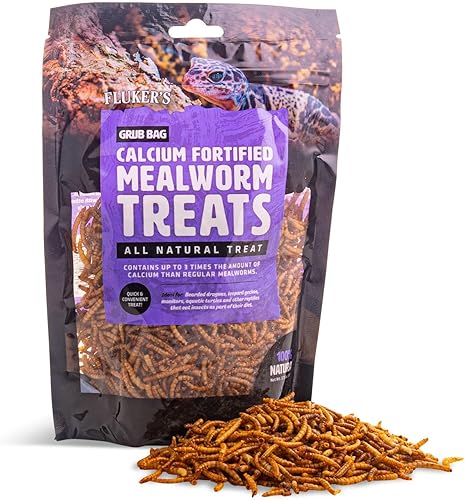 Miniatura 2 de Fluker's Grub Bag - Golosinas naturales fortificadas con calcio, repletas de proteínas, ricas en nutrientes, un favorito de los reptiles, 3 onzas