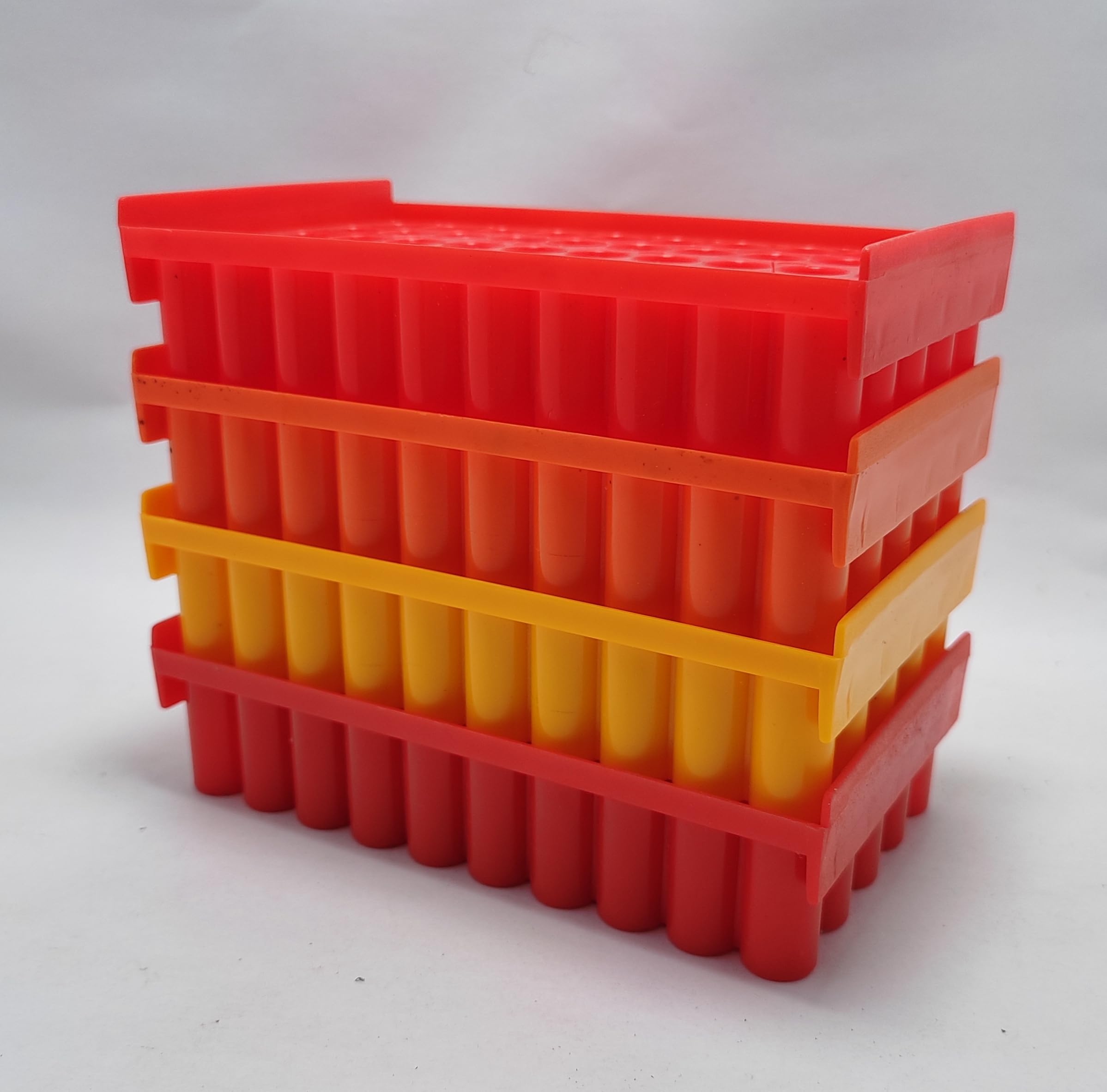 Test Tube Stand 12MM 50 holes plastic (pack of 4)-image-43