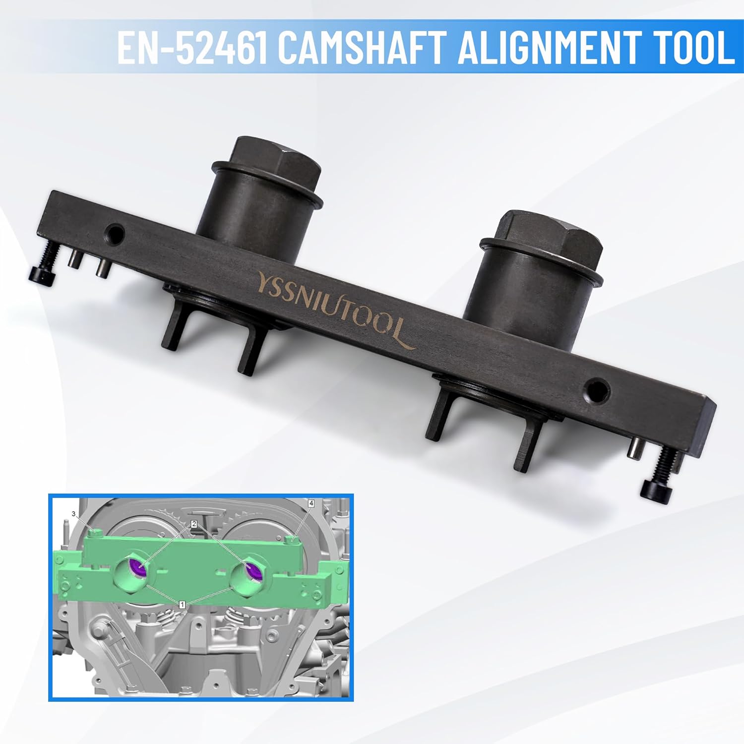 Engine Camshaft Timing Tool Kit, OEM: EN-52461 EN-52476 EN-52462, Compatible with Buick Envision Compatible with Cadillac XT4 2.0LT LSY, Compatible with Chevrolet Silverado 2.7L L3B 2.0L LSY engines.